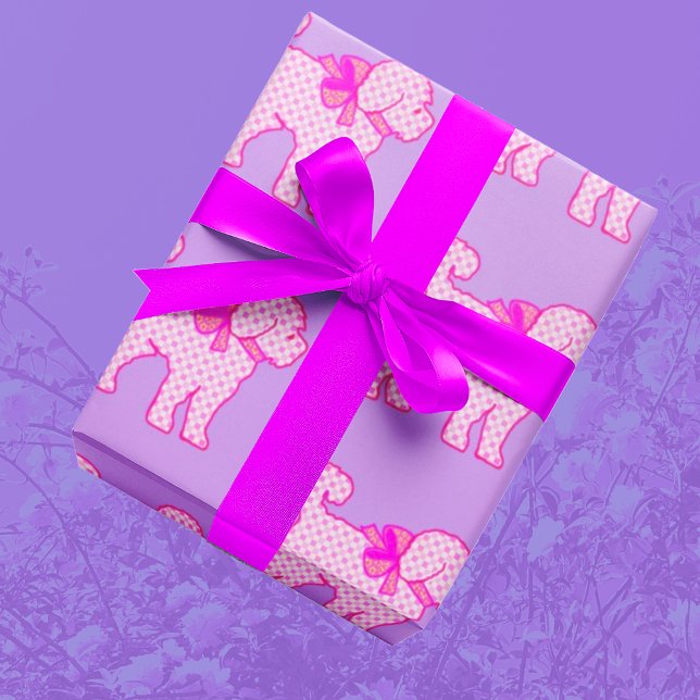 Pink Lavender Doodle Dog Cute Fun  Decorative Cushion (Pink polka dot Doodle Puppies on a lavender background for a cheery wrapping paper!)