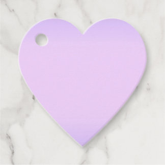 Pink Lavender Heart Favour Tags
