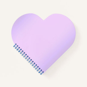 Pink Lavender Heart Notebook