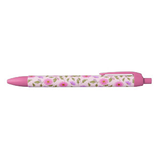 Pink Lavender Lacy Daisy Pen
