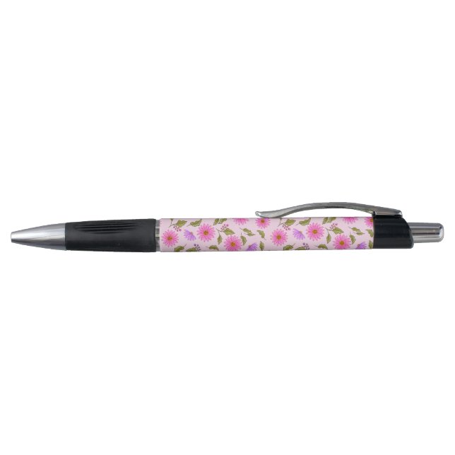 Pink Lavender Lacy Daisy Pen II (Top)