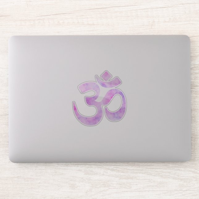 Pink Lavender Watercolor Om Symbol (Computer)