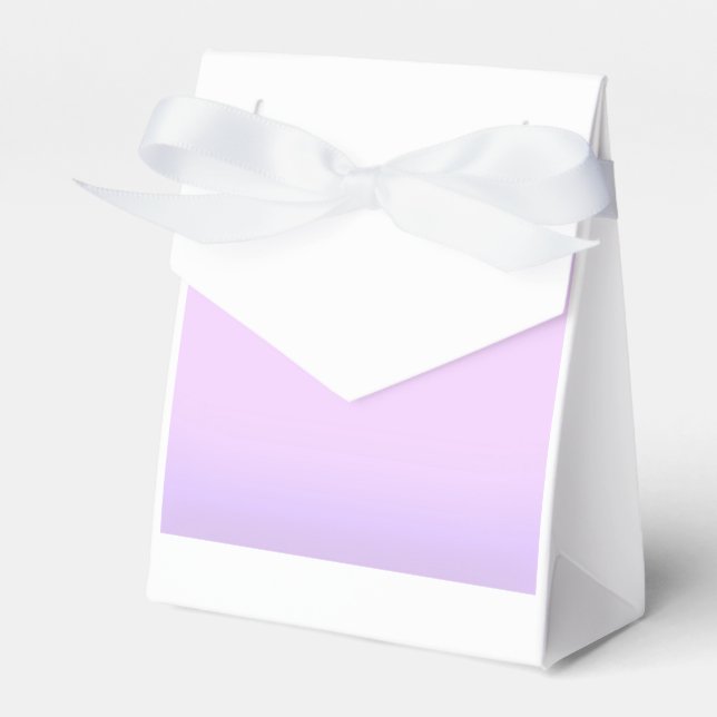 Pink Lavender Wedding Favour Box (Front Side)