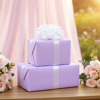 Pink Lavender Wrapping Paper