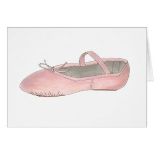 Pink Leather Ballet Shoe Slipper Ballerina Dance