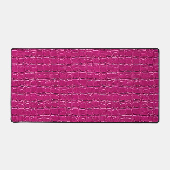 🖥️ Pink Leather Desk Decor For Office 💗 Mat (Front)