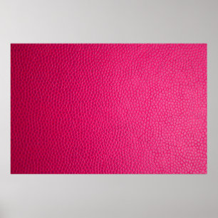 Pink leather leather texture skin poster
