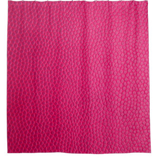 Pink leather leather texture skin shower curtain