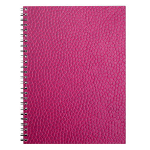 Pink leather  notebook