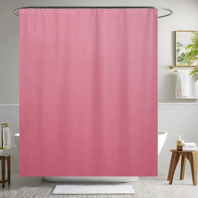 Pink Leather Shower Curtain (Creator Uploaded)