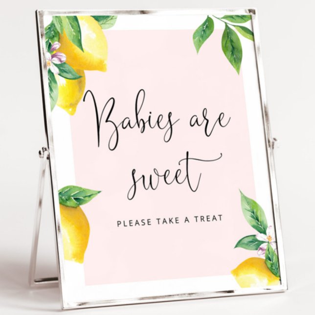 Pink lemon Babies are sweet take  a treat Poster (Creator Uploaded)