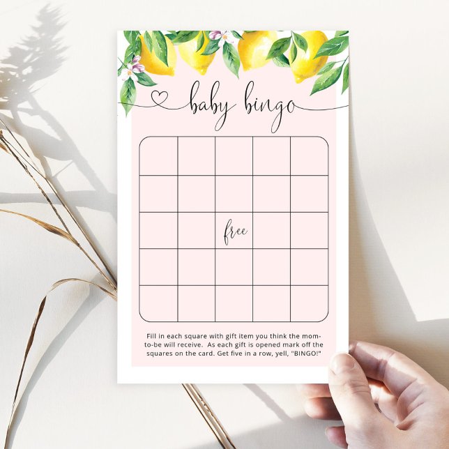 Pink lemon baby bingo game (Creator Uploaded)