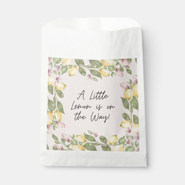 Pink Lemon Favour Bags (Front)