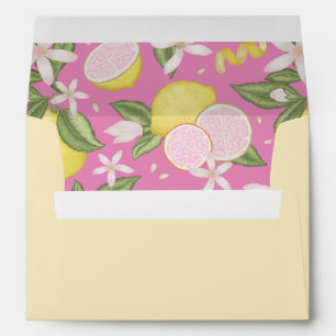 Pink Lemonade Birthday Party Envelope Liner