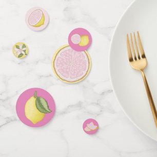 Pink Lemonade Confetti for Birthday Party Decor