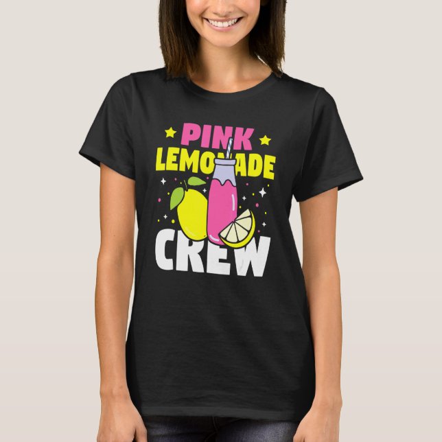 Pink Lemonade Crew Lemon Juice Boss T-Shirt (Front)