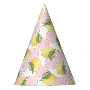 Pink Lemonade Lemon Themed Birthday Party Party Hat