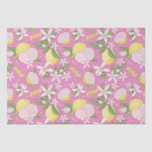 Pink Lemonade Lemon Themed Summer Birthday Party Tissue Paper