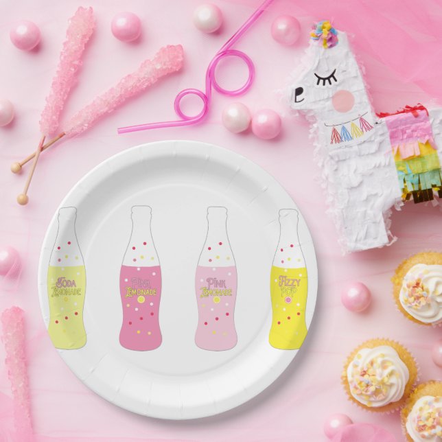 Pink Lemonade Paper Plate (Party)