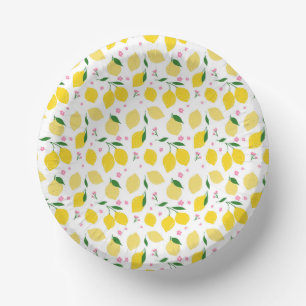 Pink Lemonade  Paper Plate