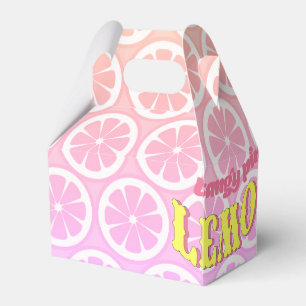 Pink Lemonade Party Favour Box