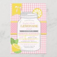 Pink Lemonade Stand (Any Age) Kids Birthday Party
