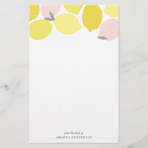 Pink Lemonade Stationery