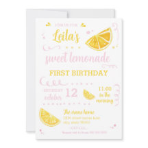 Pink Lemonade Summer First Birthday Party Download