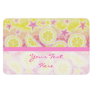 Pink Lemonade 'Your Text' premium magnet