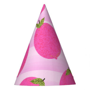 Pink Lemons Lemonade Summer Fruit Watercolor Party Party Hat