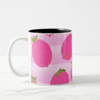 Pink Lemons Lemonade Summer Fruit Watercolor