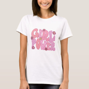 Pink Leopard Girl Power T-Shirt