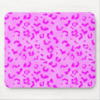 Pink leopard mouse mat