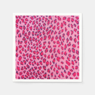 Pink Leopard Napkin