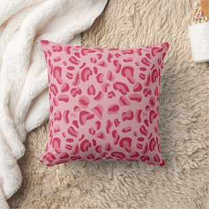 Pink Leopard Pattern Cushion