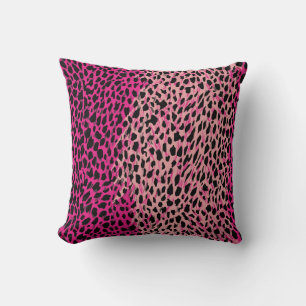 Pink leopard pattern textile fabricanimal,backgrou cushion
