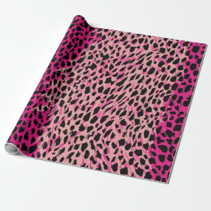 Pink leopard pattern textile fabricanimal,backgrou wrapping paper