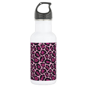 Pink Leopard Print 532 Ml Water Bottle
