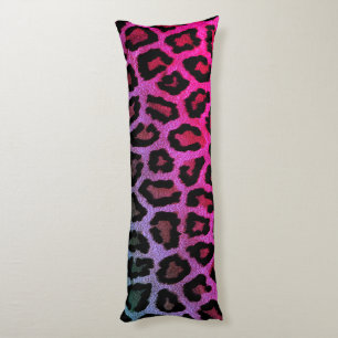 Pink Leopard Print Body Pillow