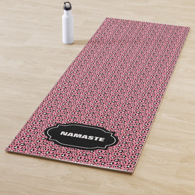 PINK LEOPARD PRINT Eco-friendly Yoga Mat (In Situ)
