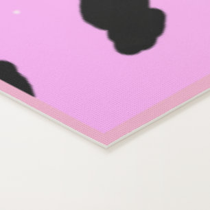 Pink Leopard Print Fitness Yoga Mat