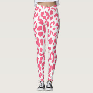 Pink Leopard Print Leggings