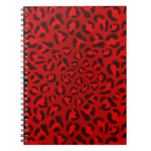Pink leopard texture pattern. notebook