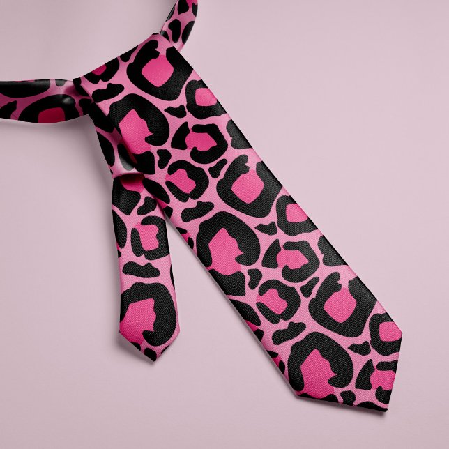Pink Leopard Tie (Creator Uploaded)