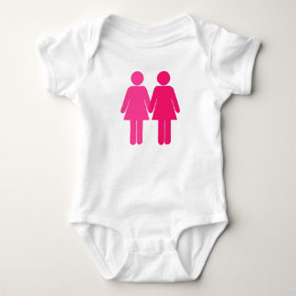Pink Lesbians Baby Bodysuit