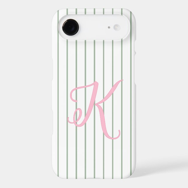 Pink Letter with Green and White Stripes (Back)