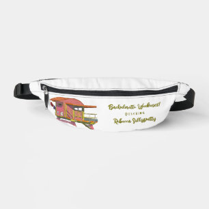 Pink Lifeguard Vibes Bachelorette Weekend Bum Bags