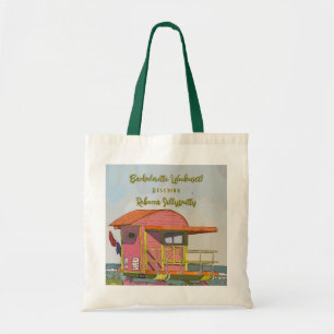 Pink Lifeguard Vibes Bachelorette Weekend Tote Bag