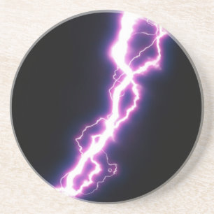Pink Lightening Coaster