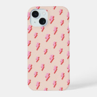Pink Lightning Bolt Pattern